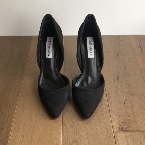 Steve Madden - Black suede pumps - size 6 - Picture 2 of 4